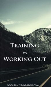 Training vs Working Out