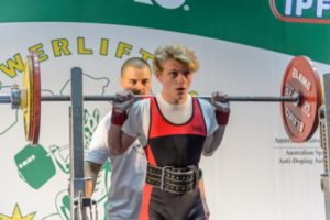 Brisbane Sub-Junior Powerlifter