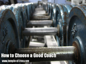 How to choose a good coach or personal trainer