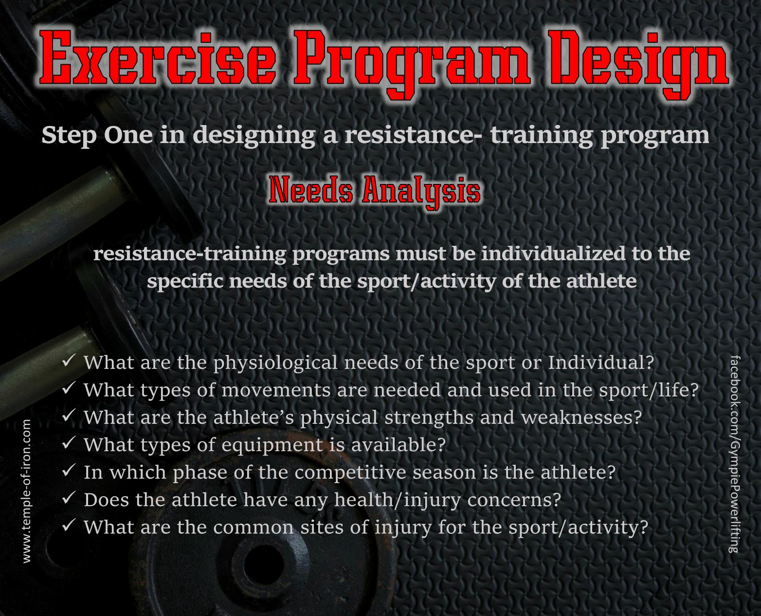 Types of sales exercise programs